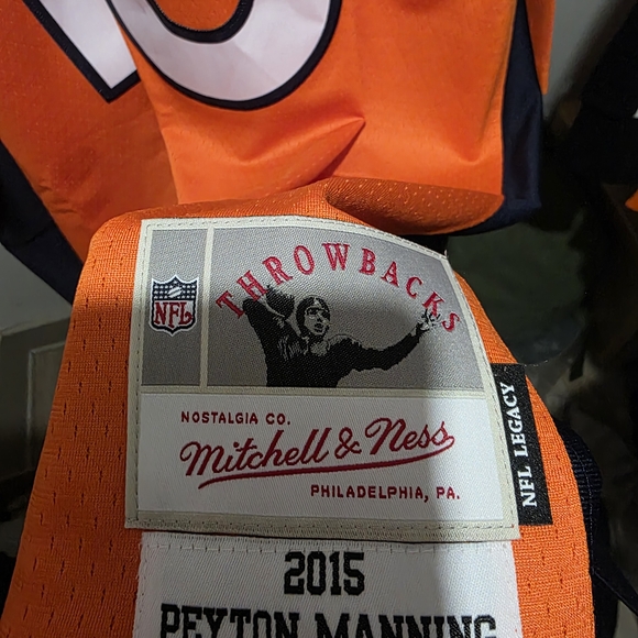 3XL Men's Denver Broncos Peyton Manning Mitchell & Ness Legacy Jersey - Picture 3 of 3